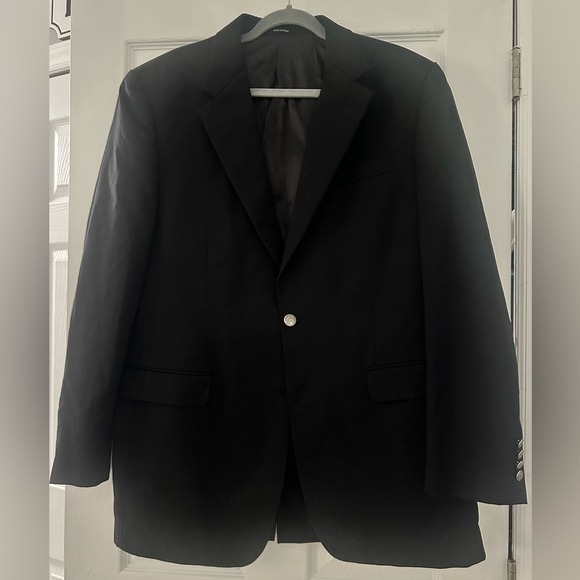 Men’s Black Chaps Blazer Size 42L - Picture 1 of 8